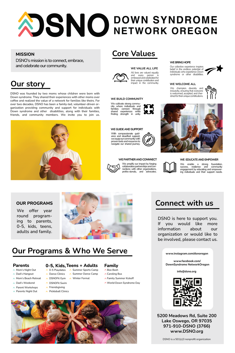 DSNO flyer design