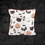 Thumbnail: 35cm Square Spooky Cat and Pumpkin Print Cushion