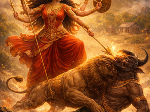 Durga Destroys Mahisha
