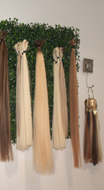 in salon stock of hair