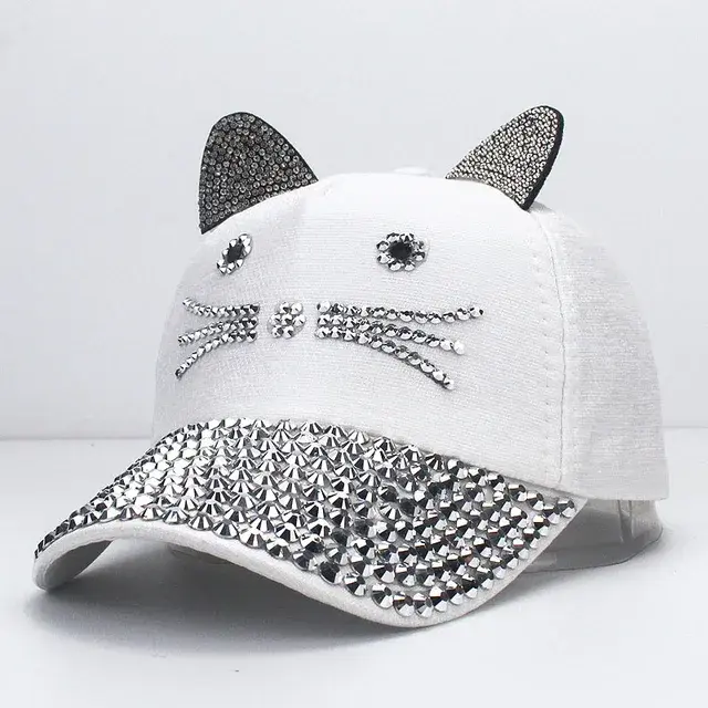 Thumbnail: Kitten Sequin Baseball Cap