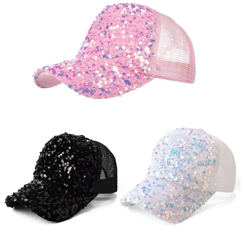 Thumbnail: Full Sequin Baseball Cap