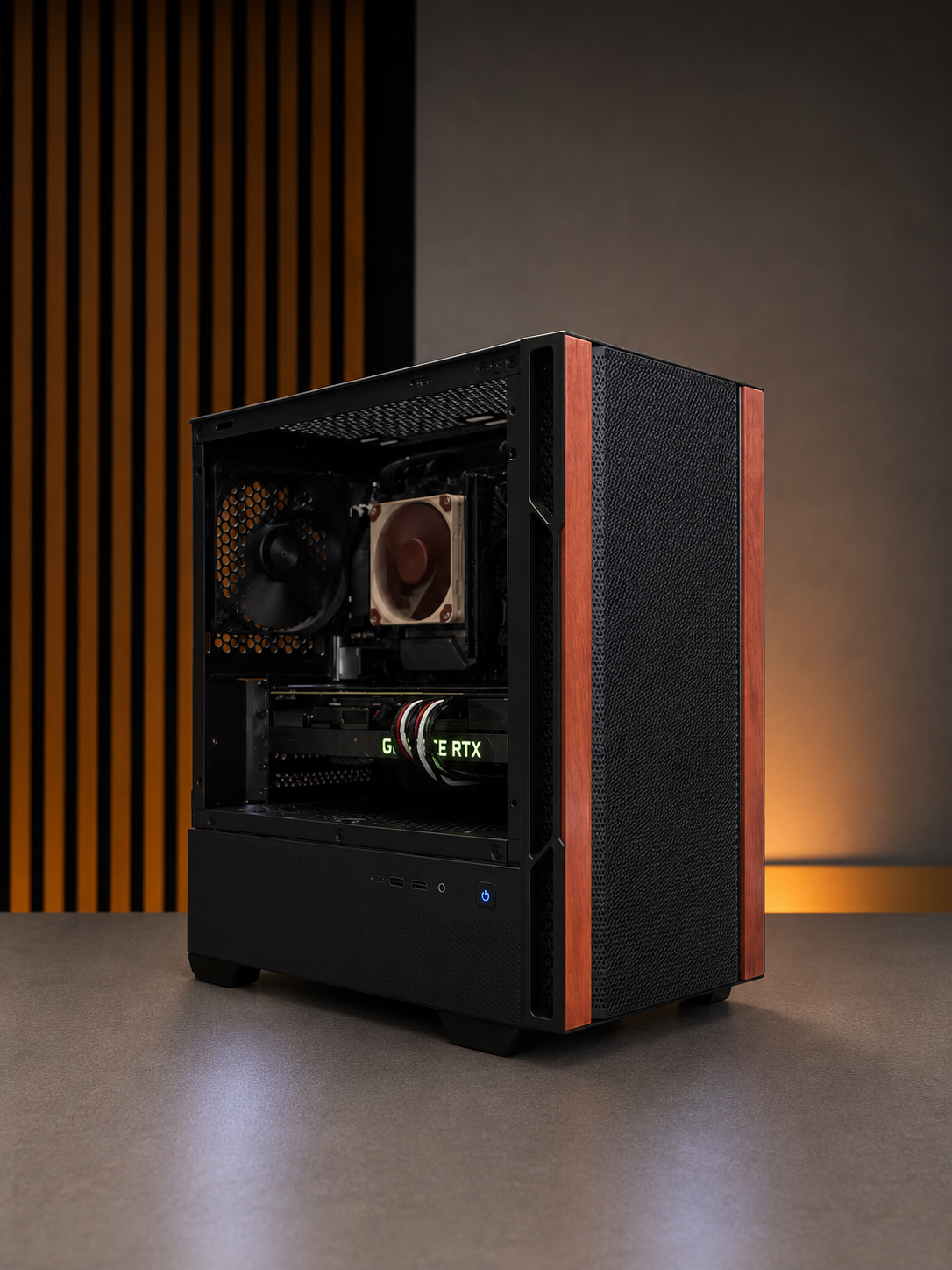 Wood-Accent RTX 3080 Gaming PC | i9-9900K | 32GB RAM | 1TB SSD