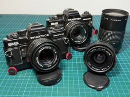 film cameras and lenses