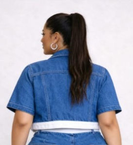 Miniatura: Jaquetinha Plus Barra branca