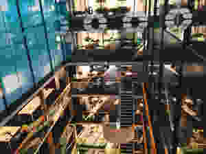 a view of an open plan office