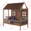 Thumbnail: TWIN FRONT PORCH LOW LOFT RUSTIC DRIFTWOOD