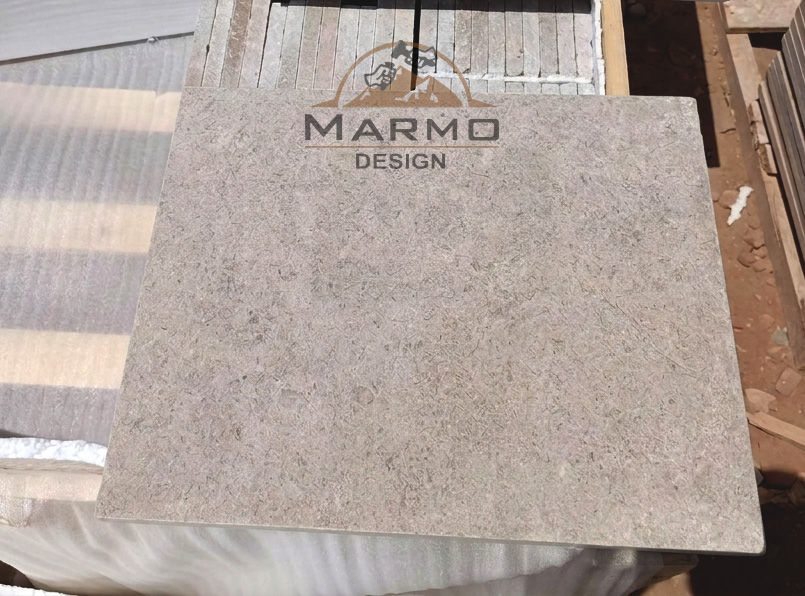 Sinai Pearl Egyptian Limestone - Brushed Tumbled Finish