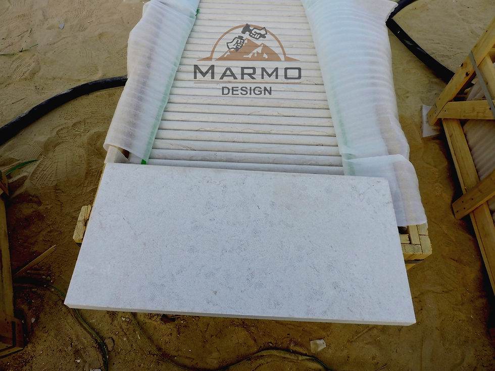 Sunny Menia Egyptian Limestone - Sandblasted Finish