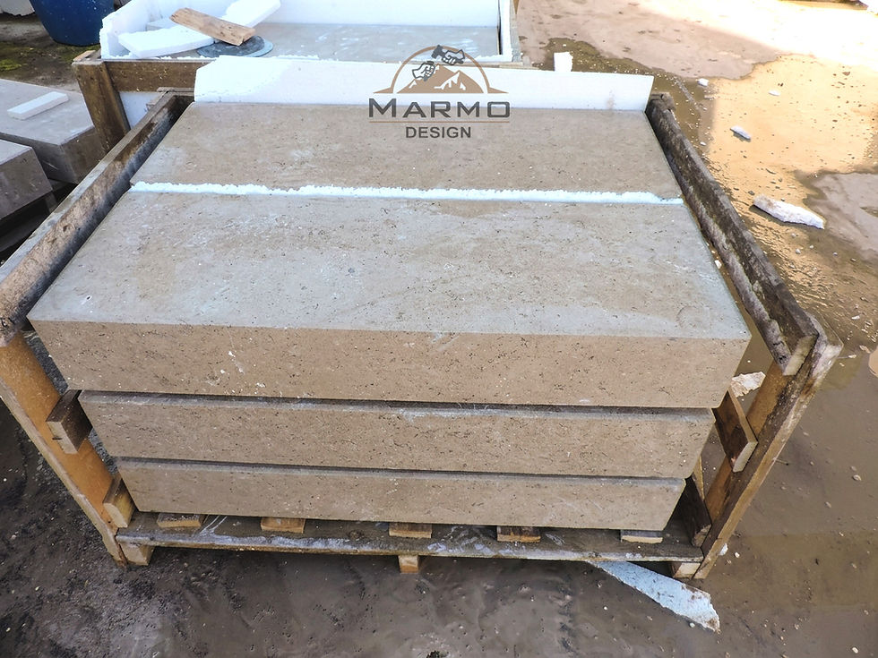 Sinai Pearl Egyptian Limestone - Block Steps