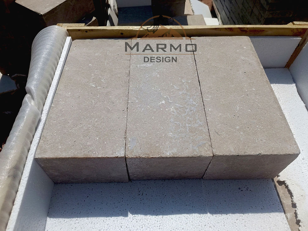 Sinai Pearl Egyptian Limestone - Flamed Finish