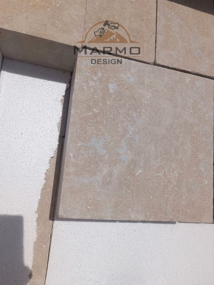 Sinai Pearl Egyptian Limestone - Flamed Finish