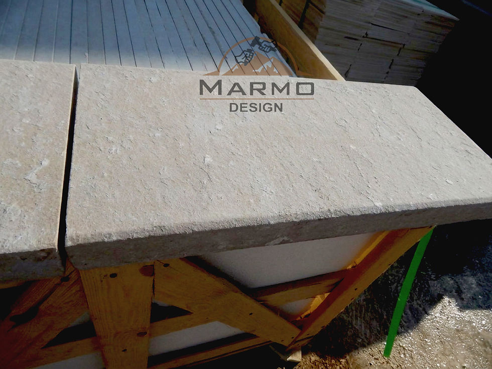 Sinai Pearl Egyptian Limestone - Flamed Finish
