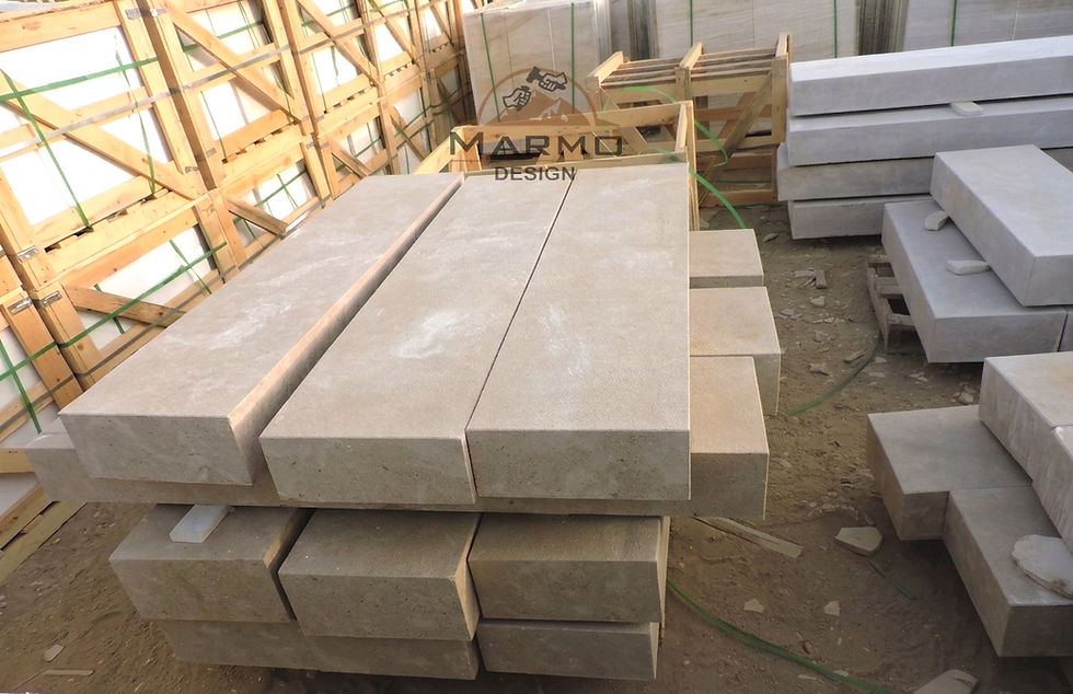 Sinai Pearl Egyptian Limestone - Block Steps