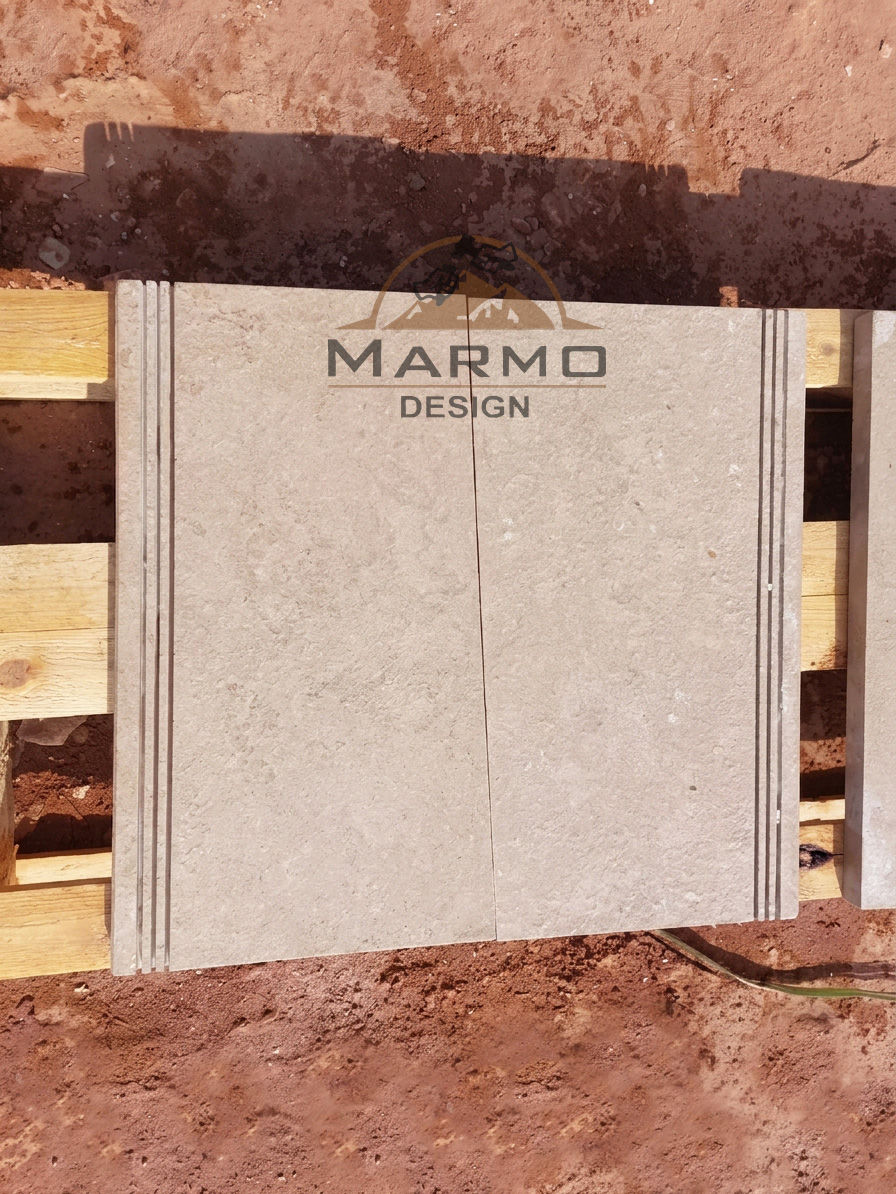 Sinai Pearl Egyptian Limestone - Flamed Finish
