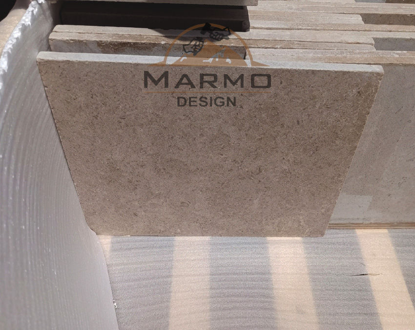 Sinai Pearl Egyptian Limestone - Brushed Tumbled Finish