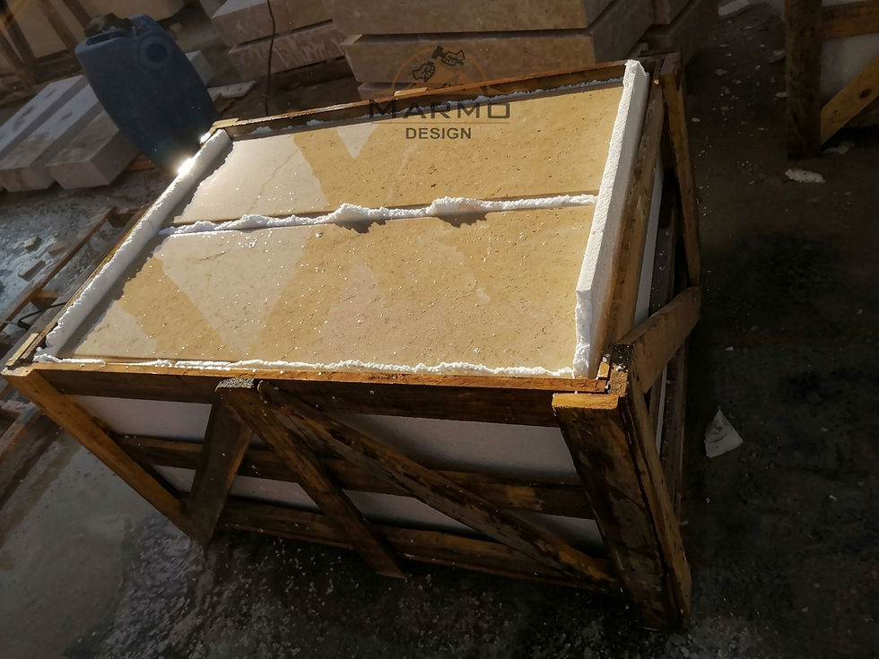 Sinai Pearl Egyptian Limestone - Block Steps