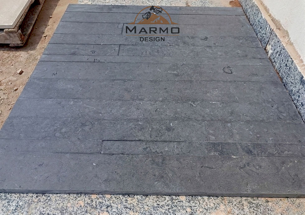 Melly Grey Dark Egyptian limestone