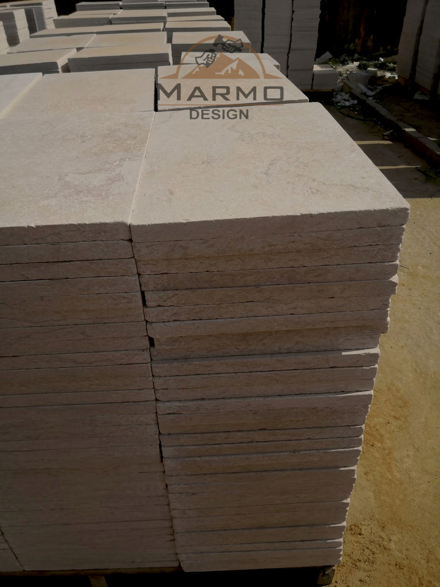 Sunny Menia Egyptian Limestone - Brushed Tumbled Finish