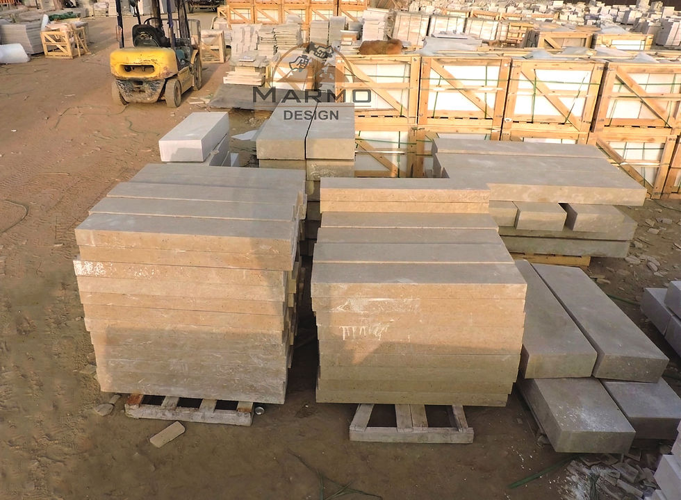 Sinai Pearl Egyptian Limestone - Block Steps