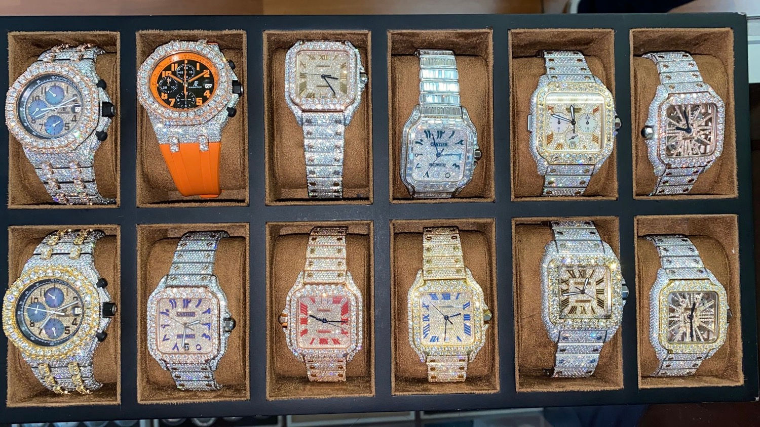 Bust down Authentic watches 