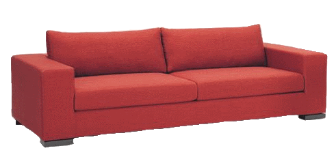 Boxed arm sofa