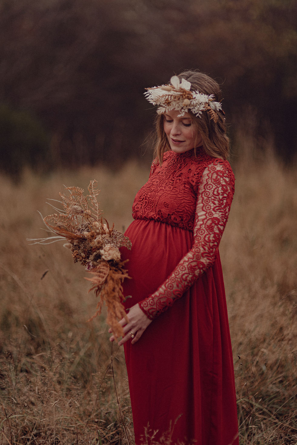 Autumn Fall Maternity Shoot