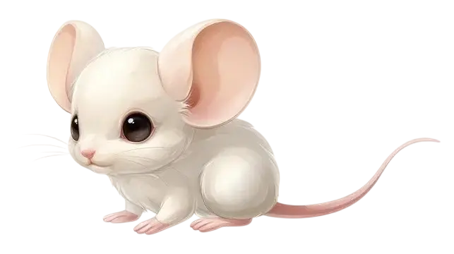 Cute mouse Living Art Reptiles
