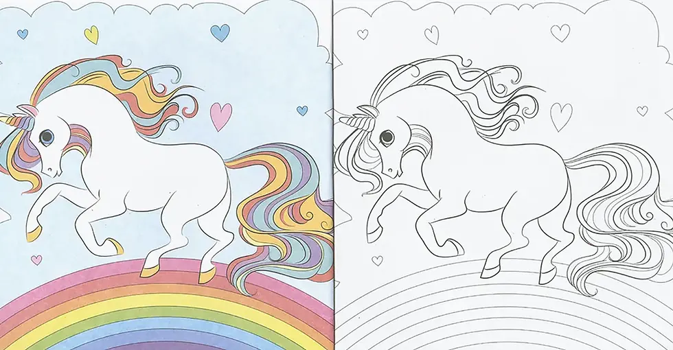 Miniatura: PINTA UNICORNIOS. Azul