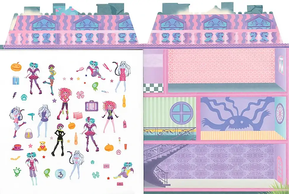 Miniatura: SCARY GIRLS. My house 1. Rosa