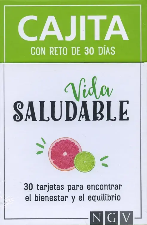 VIDA SALUDABLE. Cajita con reto de 30 días