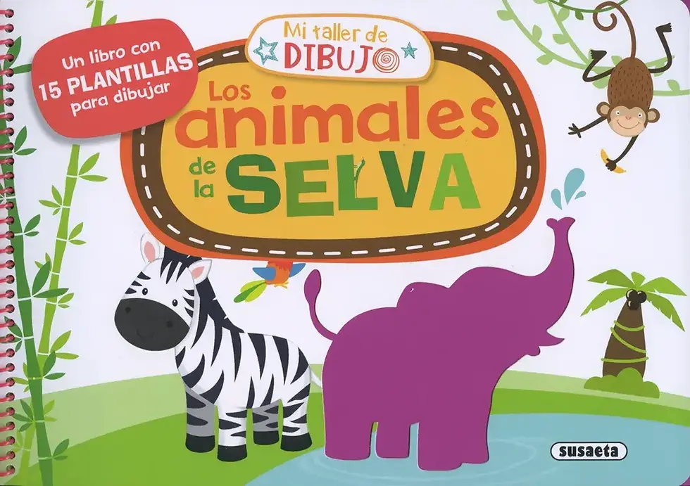 Miniatura: LOS ANIMALES DE LA SELVA. Mi taller de dibujo