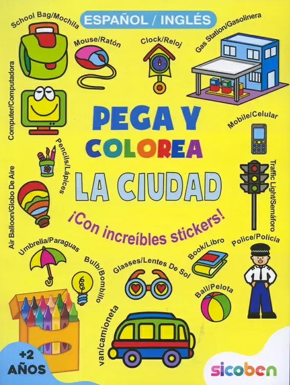 Miniatura: PEGA Y COLOREA I. 4 modelos