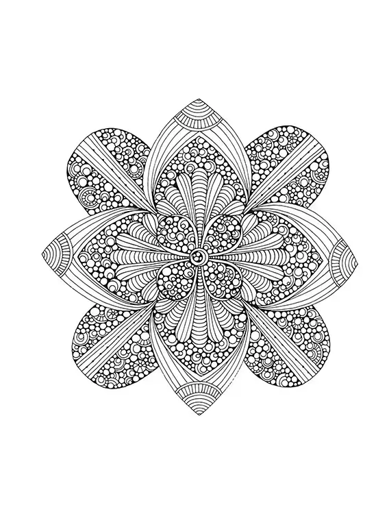 Miniatura: MANDALAS. ARTE-TERAPIA. Flow Colouring