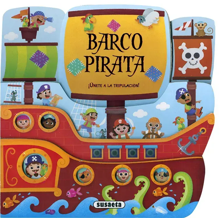 BARCO PIRATA. Troquelados rimados