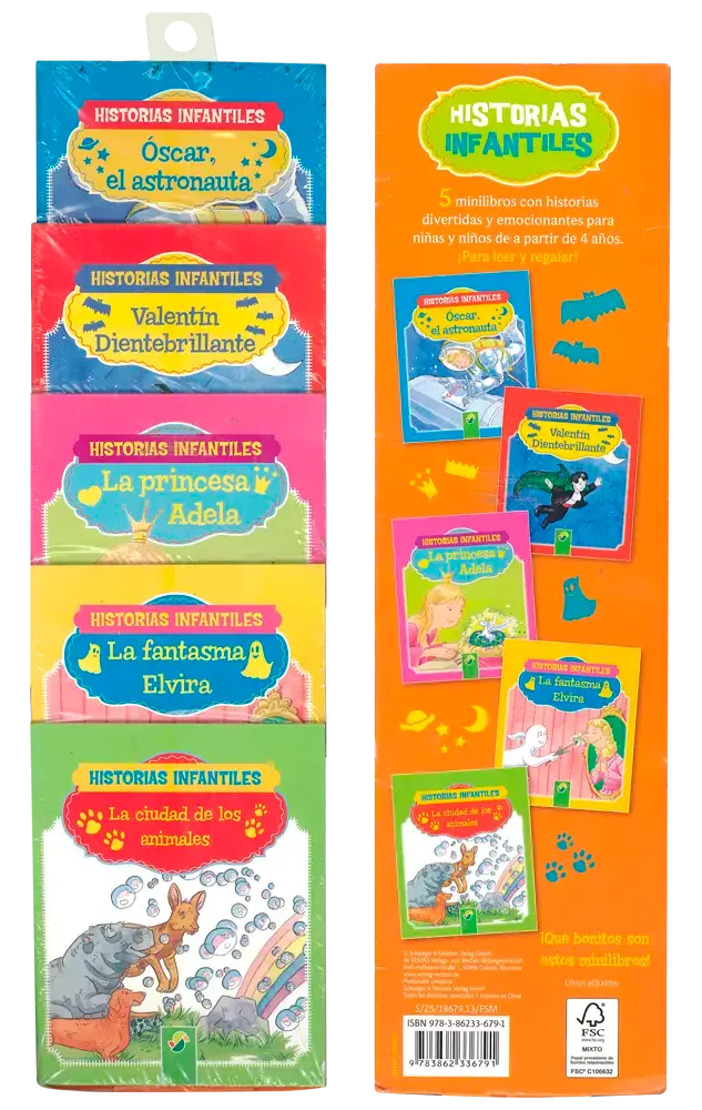 HISTORIAS INFANTILES. 5 minilibros