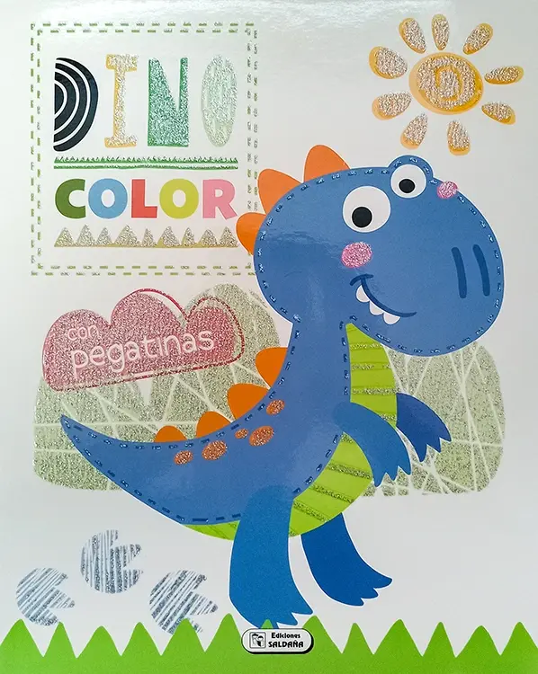 Miniatura: DINO COLOR CON PEGATINAS. 2 títulos
