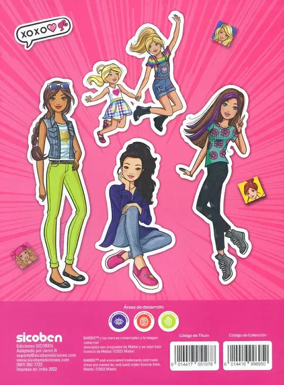Miniatura: +100 STICKERS. BARBIE