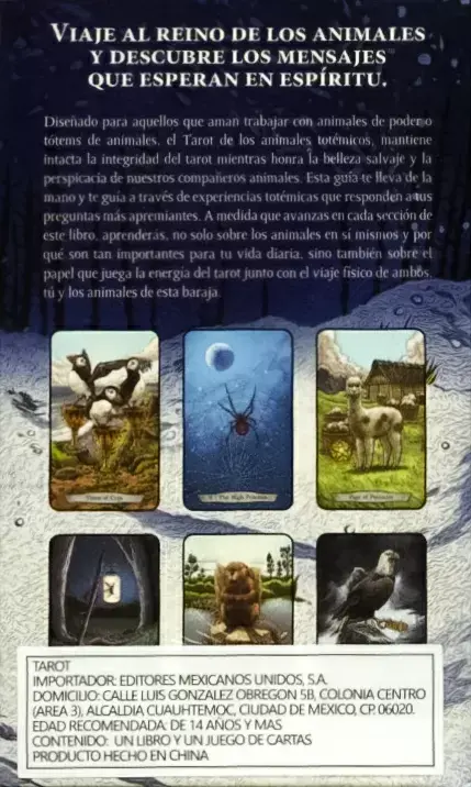 Miniatura: TAROT DE LOS ANIMALES TOTÉMICOS