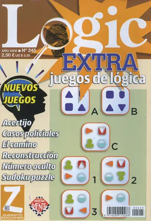 No. 245 LOGIC EXTRA. Juegos de lógica