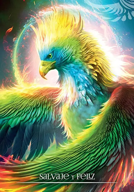 Miniatura: ORÁCULO DEL FÉNIX. Cartas y libro guía