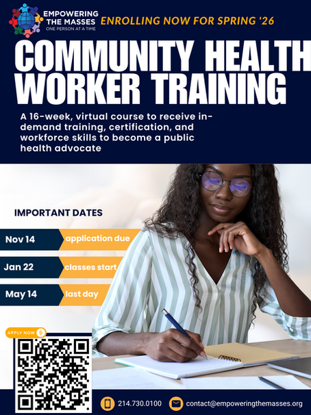 2026 Spring - Community Health Worker Training