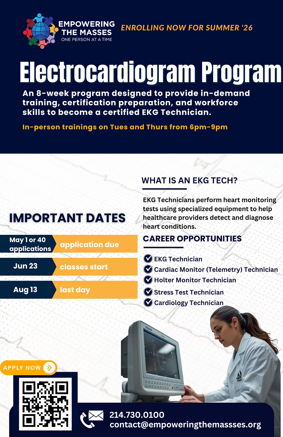 2026 Summer - Electrocardiogram Program