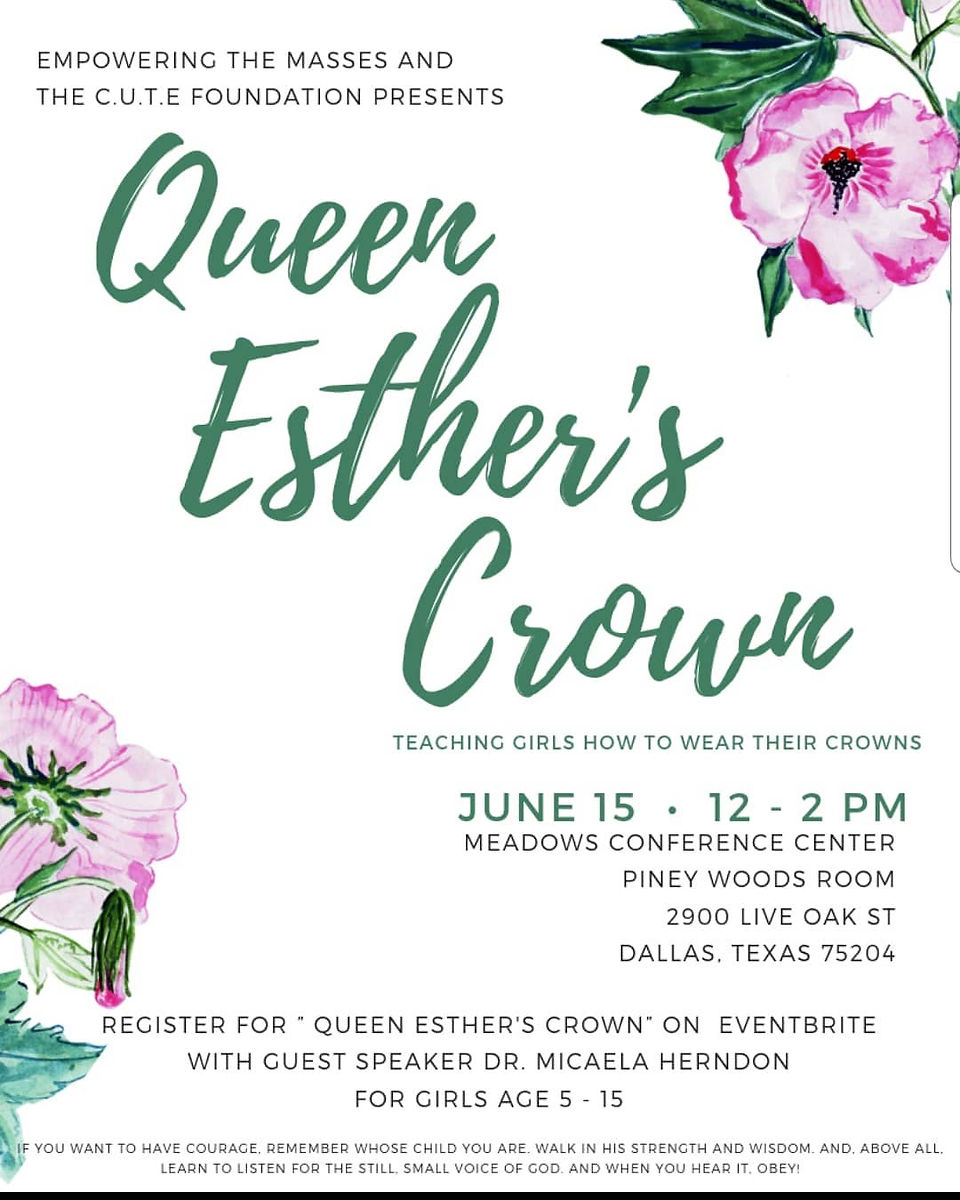 2019 Queen Esther's Crown