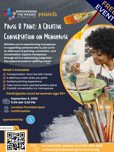 PAUSE & PAINT: A Creative Conversation on Menopause