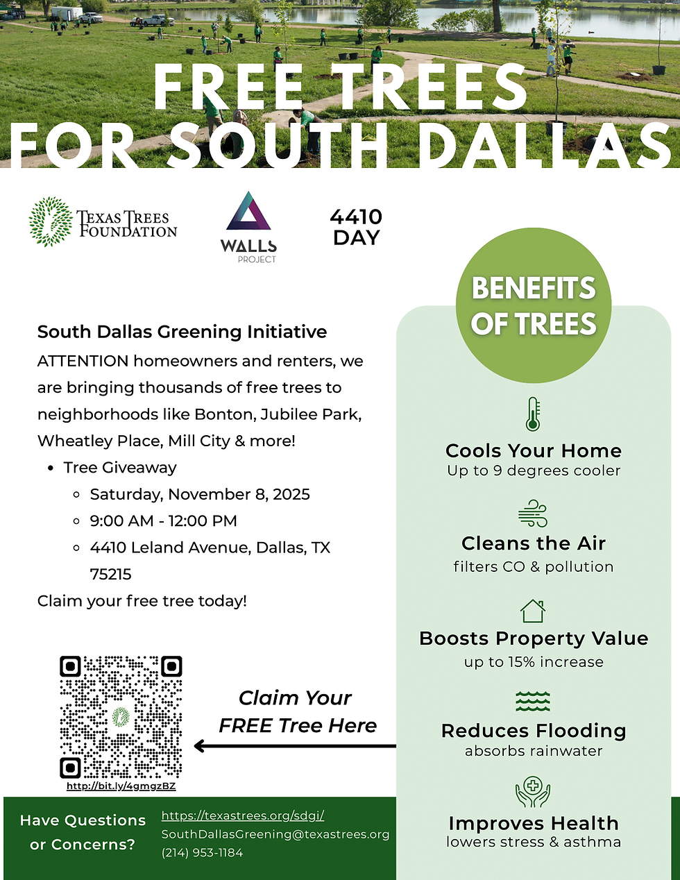 South Dallas TREE GIVEAWAY 4410 Day