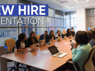 New hire orientation in session