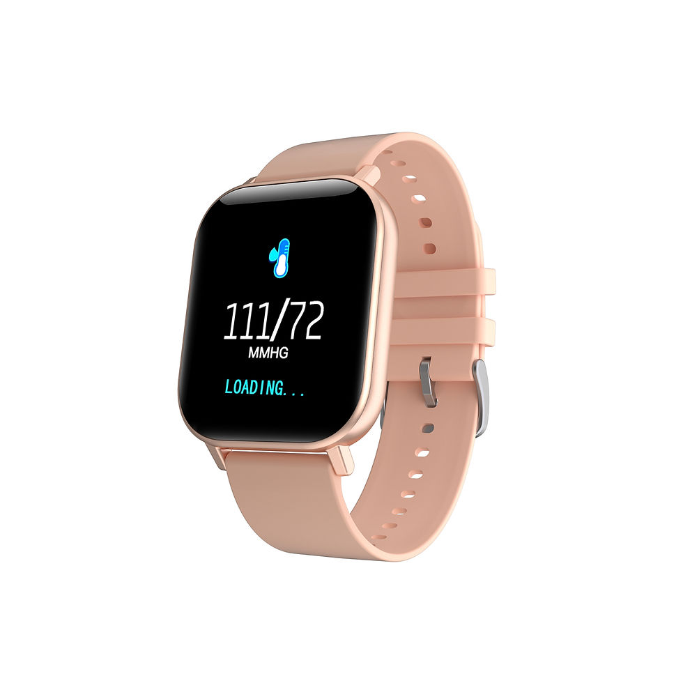 Thumbnail: Voltmi Smart Watch Rose Gold AMOLED Full-Touch Screen