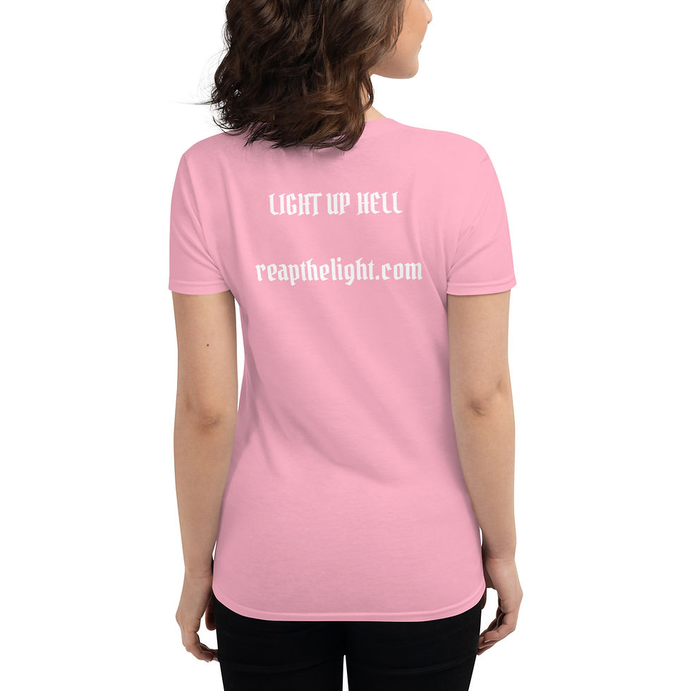 Thumbnail: Women's short sleeve t-shirt - Reaper w/ lantern