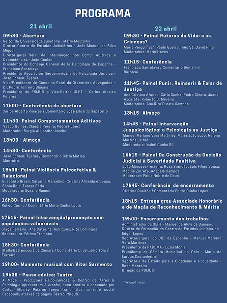 Cartaz IV Congresso Internacional da PSI